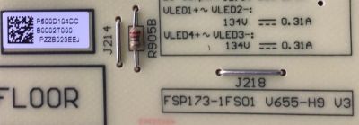 KIT DE TARJETAS PARA TV VIZIO / MAIN 6M03M0004A00R / TD.MT5691.U761 / FUENTE P500D104DC / FSP173-1FS01 / B0002T000 / PANEL V500DJ6-D03 REV.CB / MODELO M506X-H9 LIAIB8 - Imagen 2